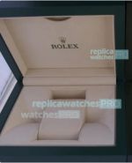 Luxury Replica Rolex Green Wave Leather Watch Box Set W/ Handbag